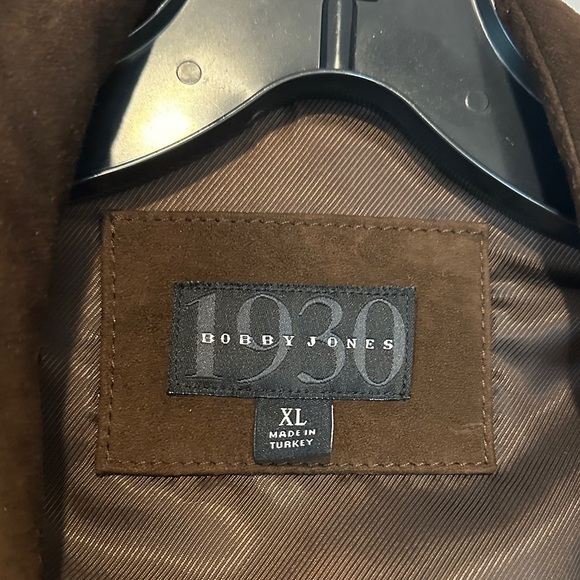 Bobby Jones Rich Brown Suede Jacket - Picture 2 of 3